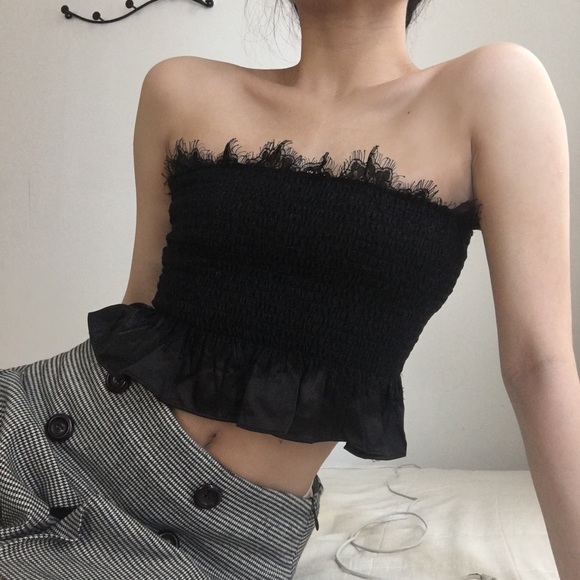 Rehab Tops - 2/$20 Honey Black Tube Top